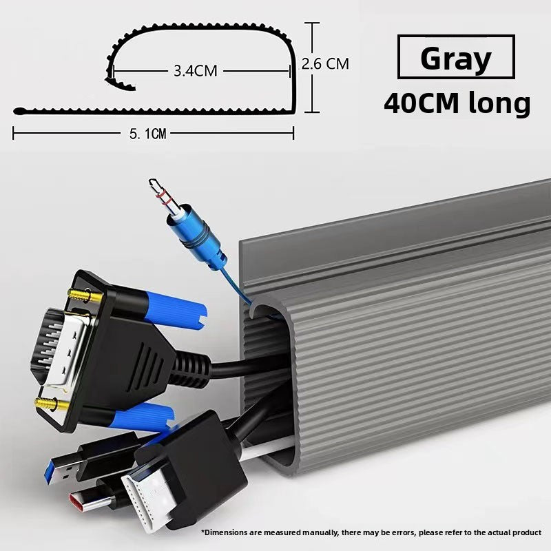 Desk Cable Management Wire Organizer Box