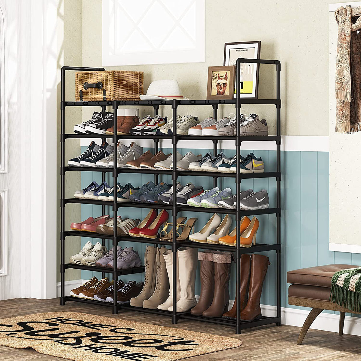 Modular Metal Shoe Storage Rack