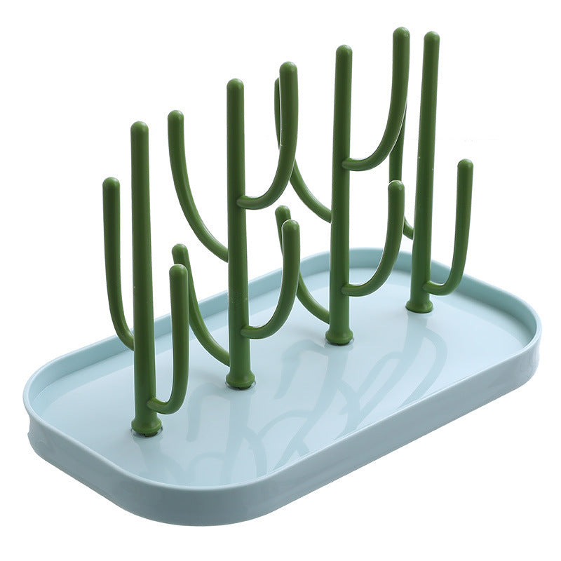 Creative baby feeding bottle draining rack