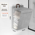 Folding Dirty Clothes Basket Wall-Mounted Storage Organizer Laundry Hamper