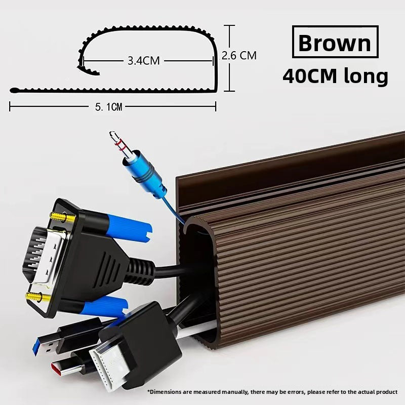 Desk Cable Management Wire Organizer Box