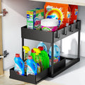 Under Sink Pull Out Storage Rack Organizer