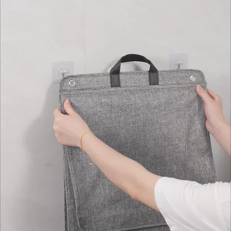 Folding Dirty Clothes Basket Wall-Mounted Storage Organizer Laundry Hamper