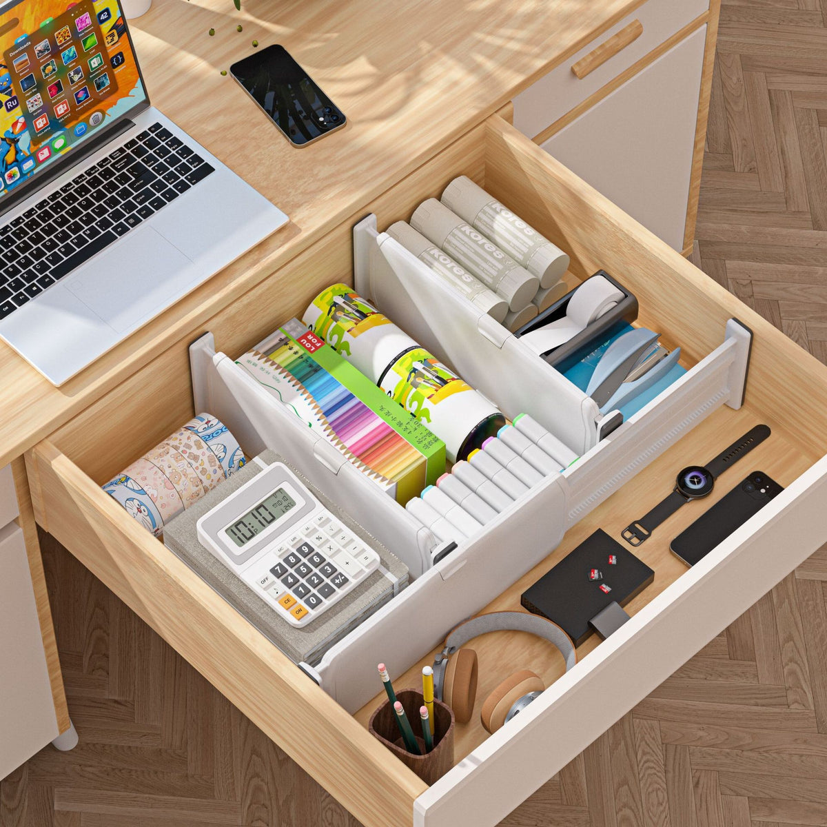 Adjustable Drawer Dividers Organizer