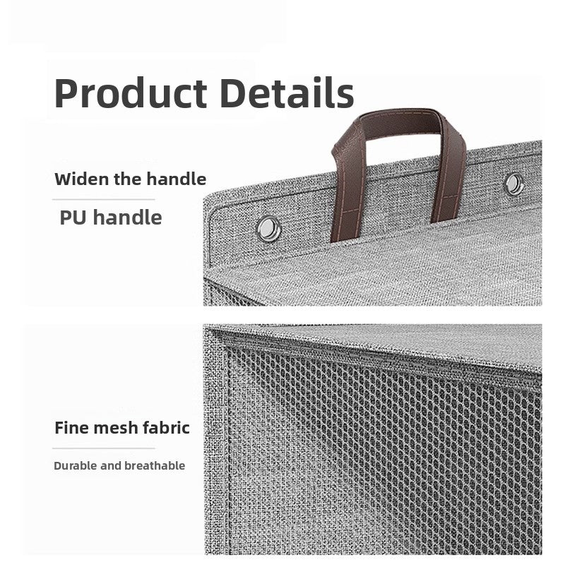 Folding Dirty Clothes Basket Wall-Mounted Storage Organizer Laundry Hamper