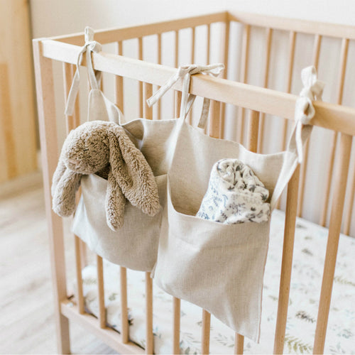 Baby Crib Storage Hanging Bag Linen