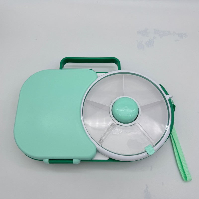 Rotating Snack Lunch Box with Lid