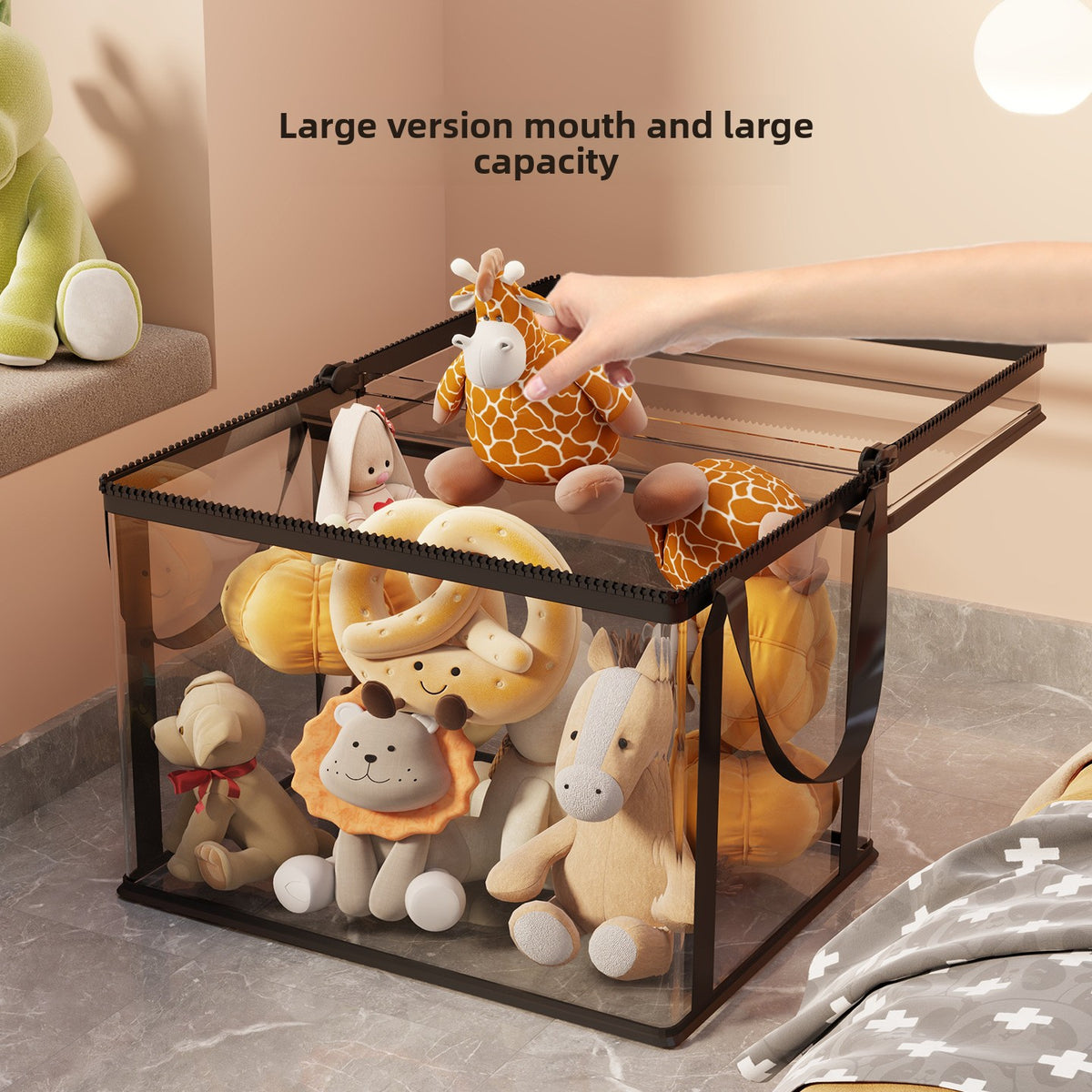 Childrens Toy Storage Box with Lid